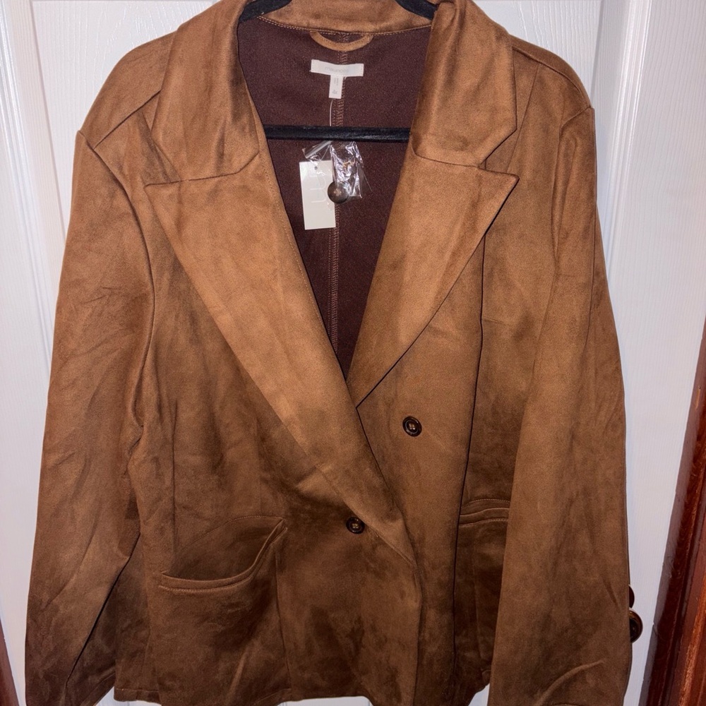 Maurices Tan Suede Women's Blazer